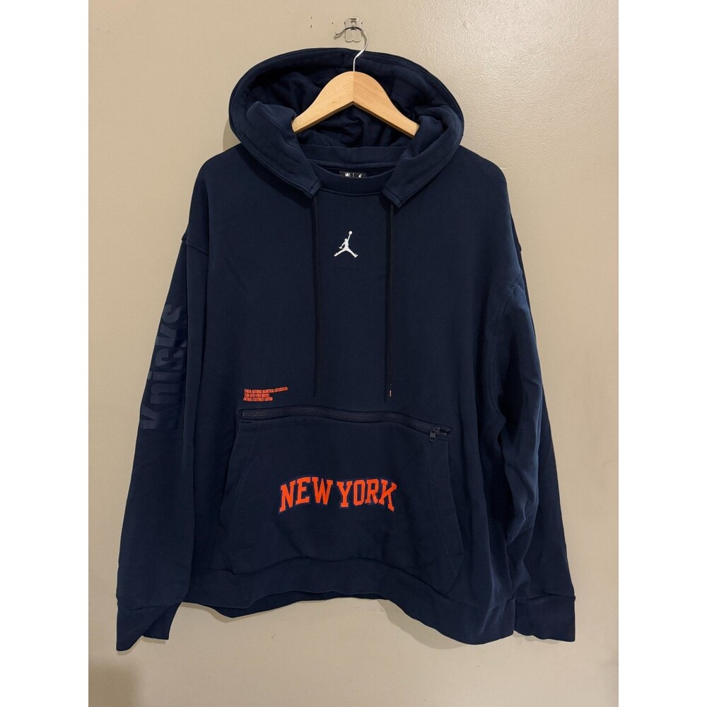 Mens 2XL Jordan x NBA New York Knicks Team Issue Statement Edition Hoodies RARE